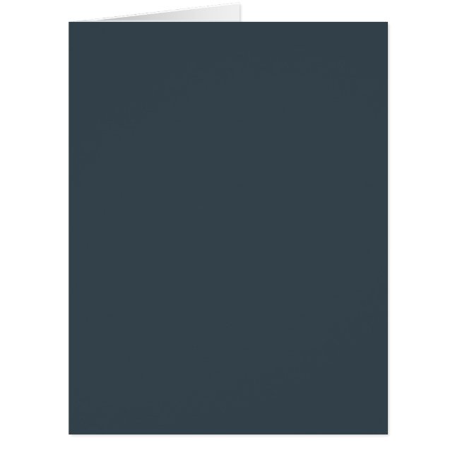 Charcoal Gray BIG Greeting Card (Front)
