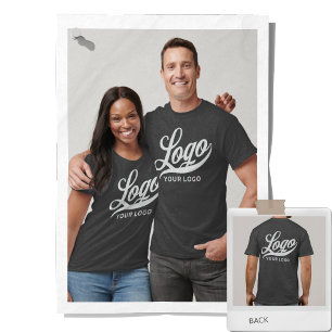 Charcoal Gray Company Logo Swag Business Men Women T-Shirt