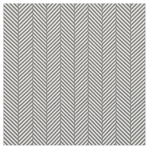 Charcoal Gray Herringbone Fabric
