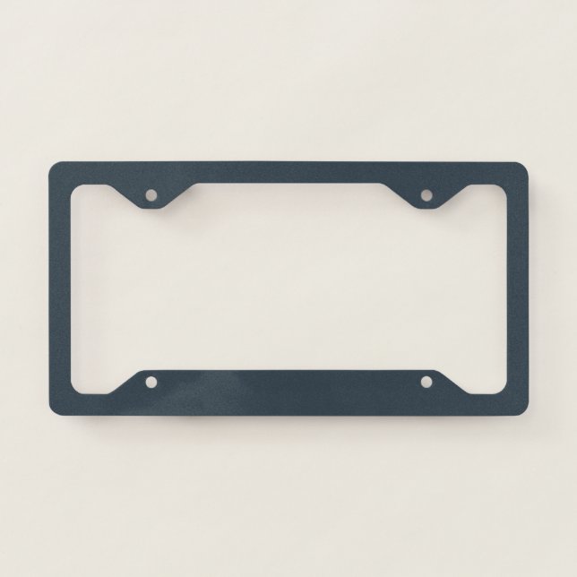 Charcoal Gray License Plate Frame (Front)