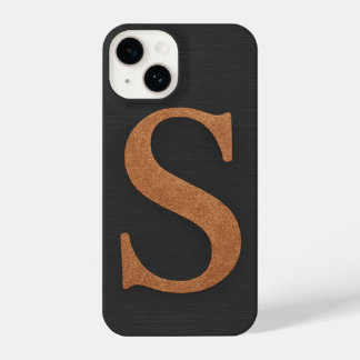 “Charcoal Gray Phone Cover with Center Trendy