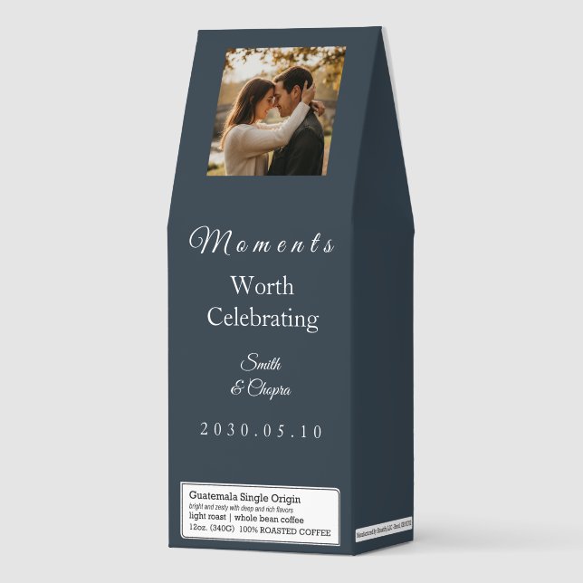 Charcoal Gray Roasted Coffee Beans (Front)