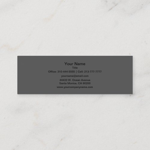 Charcoal Business Card Templates