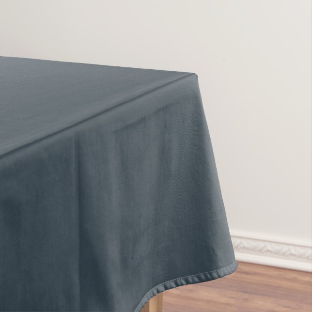 Charcoal Gray Tablecloth (In Situ)