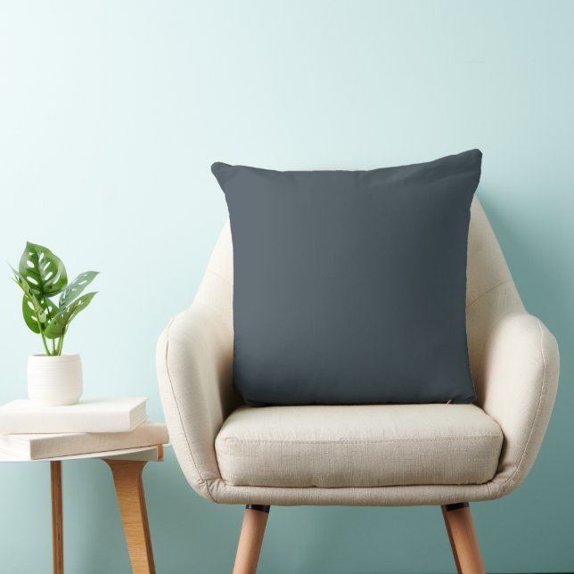 Charcoal Gray Throw Pillows (Chair)