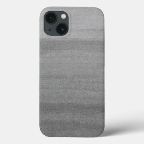 Charcoal Gray Watercolor Ombre Pattern iPhone 13 Case
