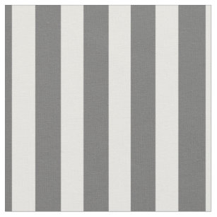 Gray And White Striped Fabric