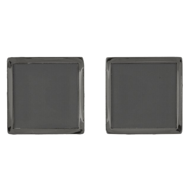 Charcoal Grey Cufflinks (Front)