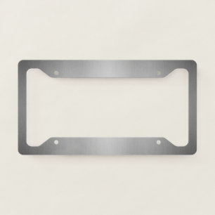 Charcoal Grey License Plate Frame