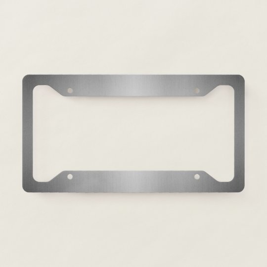 Charcoal Grey License Plate Frame