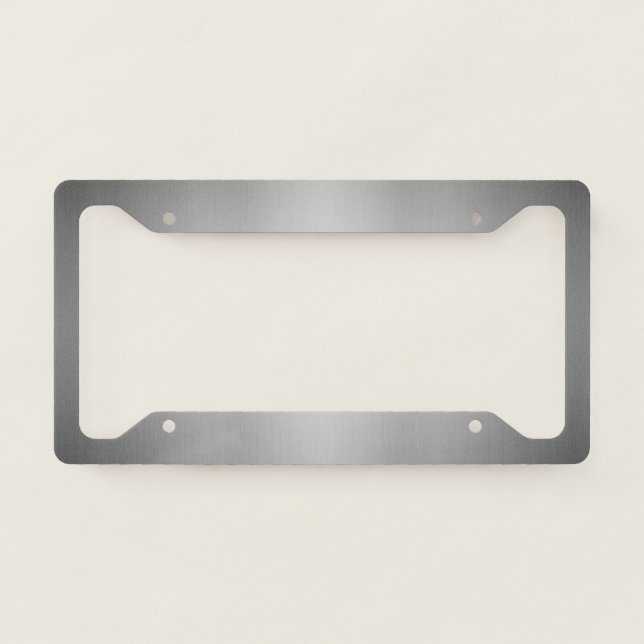 Charcoal Grey License Plate Frame (Front)