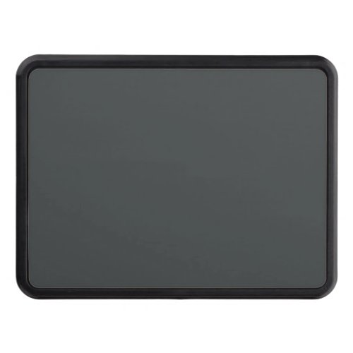Charcoal grey solid color  hitch cover
