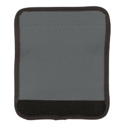 Charcoal grey (solid color)  luggage handle wrap