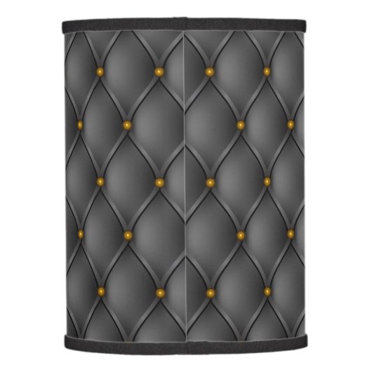 Charcoal Grey Upholstery Look Lamp Shade (Back)