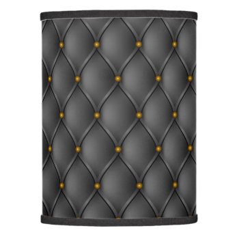 Charcoal Grey Upholstery Look Lamp Shade by GrudaHomeDecor at Zazzle