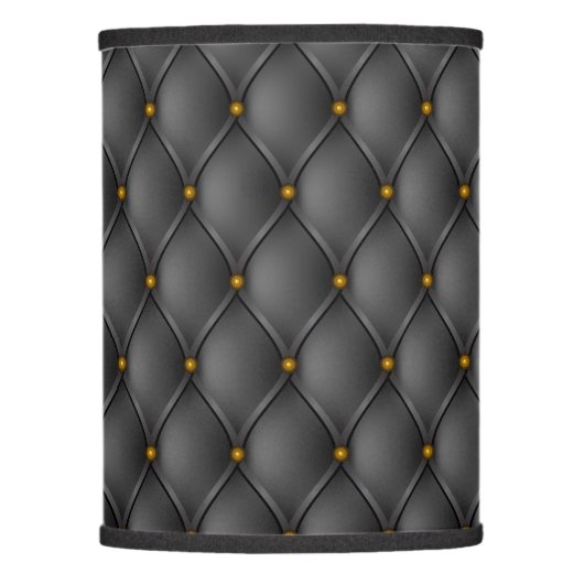 Charcoal Grey Upholstery Look Lamp Shade (Front)
