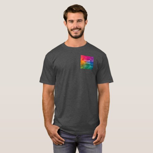 Charcoal Heather Color Template Personalize T_Shirt