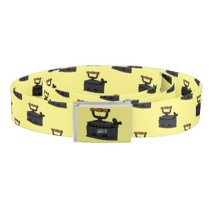 Charcoal iron cartoon illustration belt