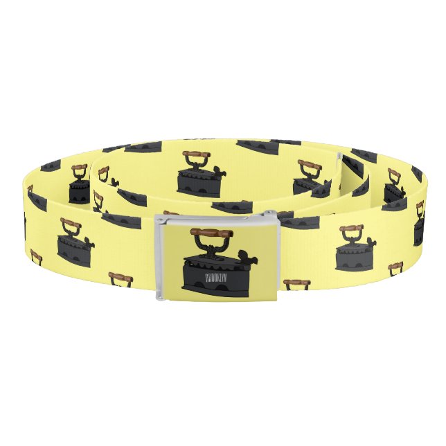 Charcoal iron cartoon illustration  belt (Coil)