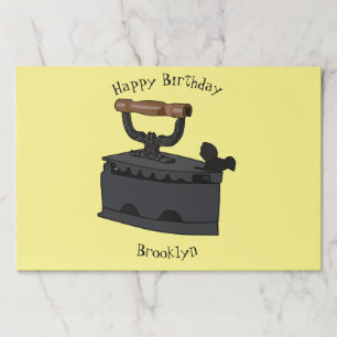 Charcoal iron cartoon illustration paper pad