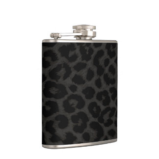 CHARCOAL LEOPARD FLASK