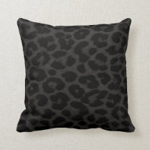 grey leopard print pillows