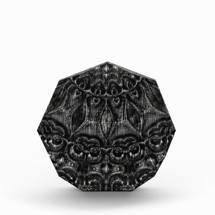Charcoal Mandala Acrylic Award