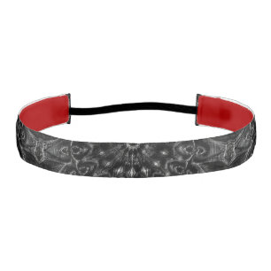Charcoal Mandala  Athletic Headband