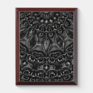 Charcoal Mandala Award Plaque