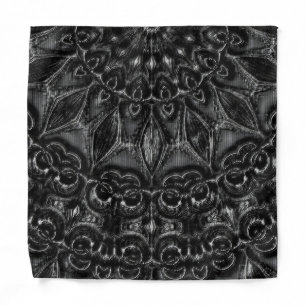 Charcoal Mandala      Bandana