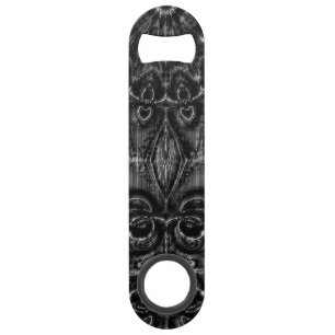 Charcoal Mandala Bar Key