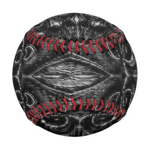 Charcoal Mandala Baseball