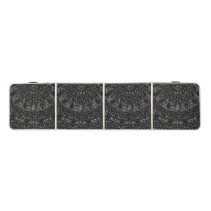 Charcoal Mandala Beer Pong Table