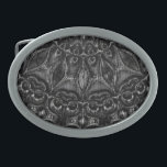 Charcoal Mandala   Belt Buckle<br><div class="desc">Thank you for checking out my design. Follow my art on Instagram @MRNStudios or ko-fi.com/mrnstudios</div>