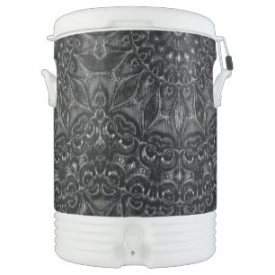 Charcoal Mandala Beverage Cooler