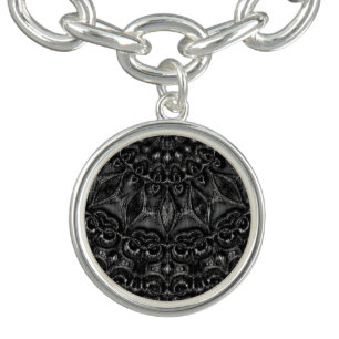 Charcoal Mandala Bracelet