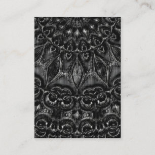 Charcoal Mandala Business Card
