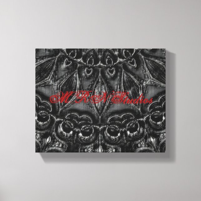 Charcoal Mandala  Canvas Print (Front)