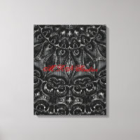 Charcoal Mandala Canvas Print