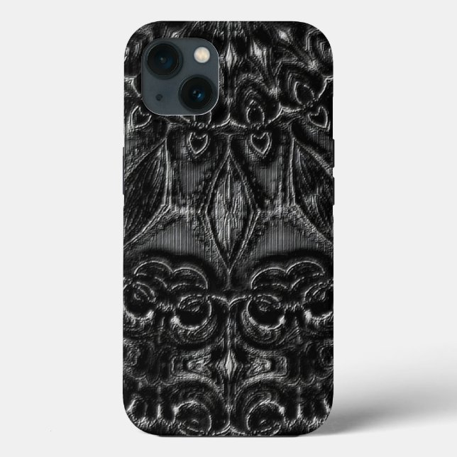 Charcoal Mandala  Case-Mate iPhone Case (Back)
