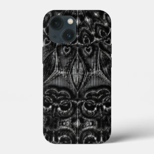 Charcoal Mandala iPhone 13 Mini Case
