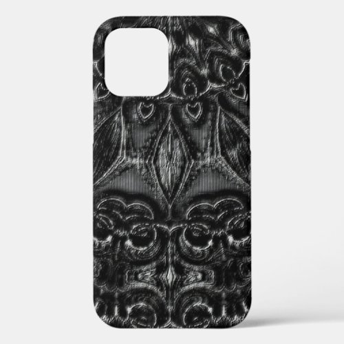 Charcoal Mandala  iPhone 12 Pro Case