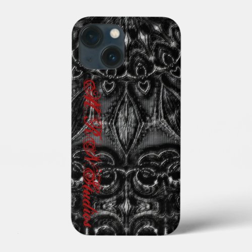 Charcoal Mandala  iPhone 13 Mini Case
