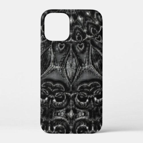 Charcoal Mandala  iPhone 12 Mini Case