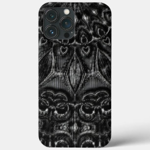 Charcoal Mandala iPhone 13 Pro Max Case