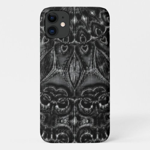 Charcoal Mandala iPhone 11 Case