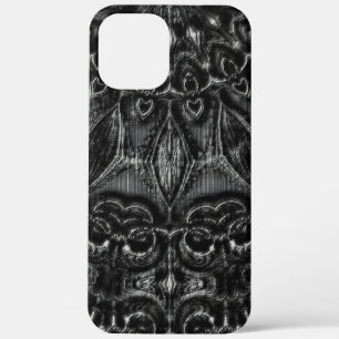 Charcoal Mandala iPhone 12 Pro Max Case