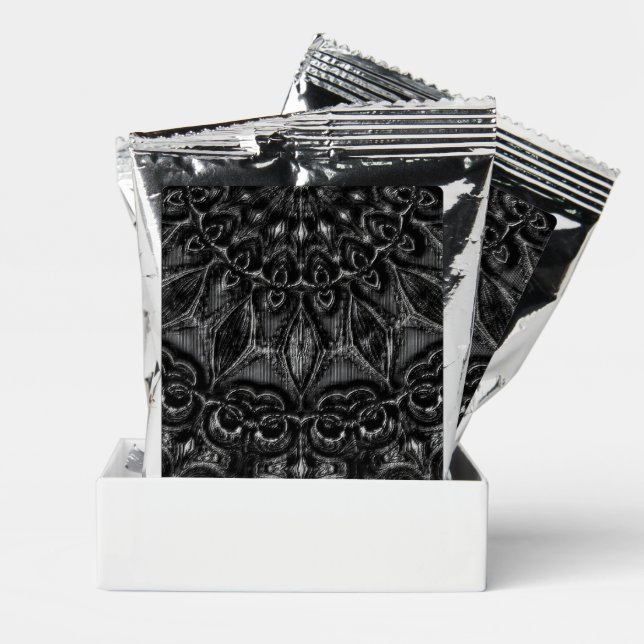 Charcoal Mandala   Coffee Drink Mix (Pair)