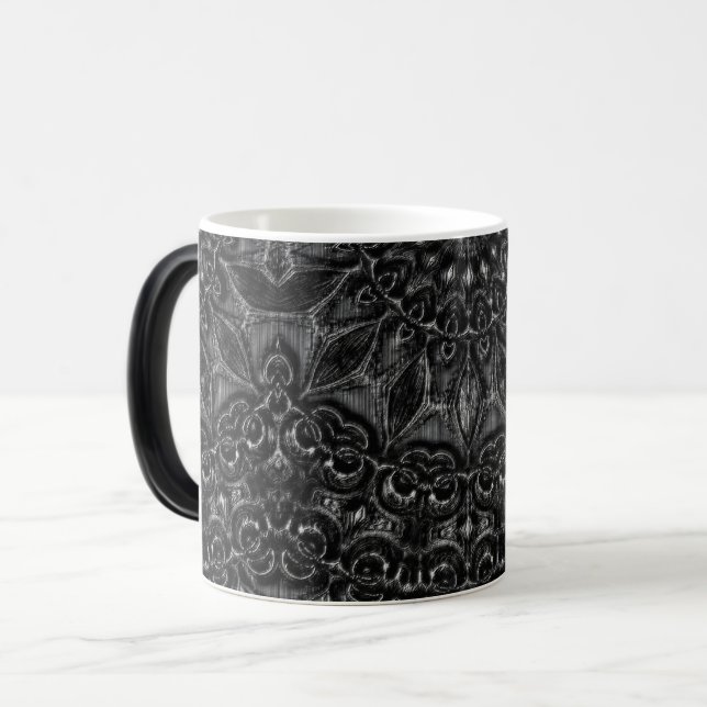 Charcoal Mandala   Color Morph Mug (Front Left)