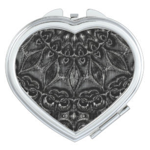 Charcoal Mandala  Compact Mirror